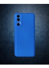 Realme 7 Kılıf First Silikon - Mavi