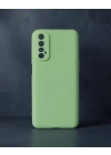 Realme 7 Kılıf First Silikon - Yeşil