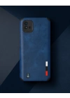 Realme C11 2021 Kılıf Loop Deri Silikon - Lacivert