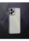 Realme C35 Kılıf Razer Lensli Silikon - Mor