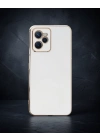 Realme C35 Kılıf Volet Silikon - Beyaz