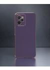 Realme C35 Kılıf Volet Silikon - Mor