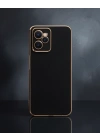 Realme C35 Kılıf Volet Silikon - Siyah