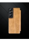 Realme C65 Kılıf Flip Cover - Taba