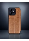 Realme Note 50 4g Kılıf Flip Cover - Taba