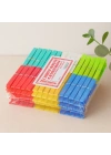 Renkli Plastik Mandal (144 adet)
