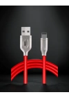 S48 Lightning Kablo İphone Uyumlu 1m 3a - Kırmızı
