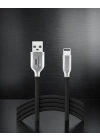 S48 Lightning Kablo İphone Uyumlu 1m 3a - Siyah