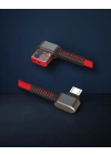 S73 Micro Usb Kablo 1m 2.1a - Kırmızı