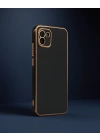 Samsung Galaxy A03 Kılıf Volet Silikon - Siyah