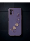Samsung Galaxy A03s Kılıf Esila Silikon - Mor