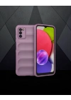 Samsung Galaxy A03s Kılıf Optimum Silikon - Mor