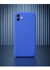 Samsung Galaxy A04 Kılıf First Silikon - Mavi