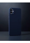 Samsung Galaxy A05 Kılıf First Silikon - Lacivert