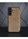 Samsung Galaxy A05s Kılıf Flip Cover - Taba