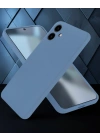 Samsung Galaxy A06 Kılıf First Silikon - Mavi