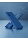 Samsung Galaxy A34 5g Kılıf First Silikon - Mavi