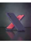 Samsung Galaxy A34 5g Kılıf First Silikon - Mor