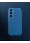 Samsung Galaxy A55 5g Kılıf First Silikon - Mavi