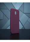 Samsung Galaxy J4 Kılıf First Silikon - Mürdüm