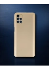 Samsung Galaxy M51 Kılıf First Silikon - Gold