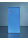 Samsung Galaxy M51 Kılıf First Silikon - Mavi