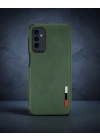Samsung Galaxy M52 5g Kılıf Loop Deri Silikon - Yeşil