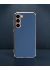 Samsung Galaxy S23 Kılıf Volet Silikon - Mavi