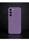 Samsung Galaxy S23 Kılıf Volet Silikon - Mor