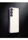 Samsung Galaxy S23 Plus Kılıf Razer Lensli Silikon - Mor