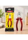 Saplı Pense 180 mm (7) Kırmızı Şeffaf