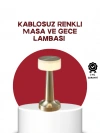 Şarj Edilebilir LED Masa Lambası USB Girişli, Metal Yapı