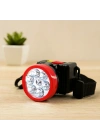 Şarjlı 6 LED 2W Kafa Lambası - Ayarlanabilir Işık
