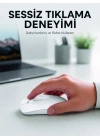 Şarjlı Wireless Mouse Bluetooth Çift Modlu Sessiz Yüksek Hassasiyetli Fare