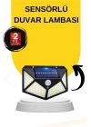 Sensörlü Güneş Enerjili Duvar Lambası