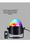 Ses Duyarlı Mini Disko Küre Lamba