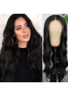 Siyah Dalgalı Fiber Sentetik Tül Peruk