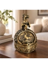 SN-38896 Antik Bronz At Figürlü Dekoratif Küllük