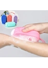 Süngerli Silikon Banyo Kesesi