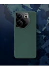 Tecno Camon 20 Pro 5g Kılıf First Silikon - Koyu Yeşil