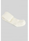 Tekli Düz Külotlu Çorap 50104 Ekru