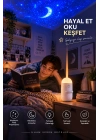 USB Kullanımlı Yıldız Projeksiyonlu Dekoratif Gece Işığı