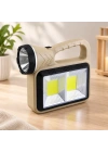 USB Solar Şarjlı El Feneri