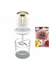 USB Type-C Şarjlı Mini Blender 3 Bıçak 1.2L