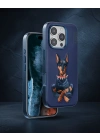 Venco Apple İphone 16 Pro Perma Desenli Kapak - Lacivert
