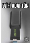 Wifi Adaptör Çift Bantlı Kablosuz Wifi Adaptörü