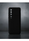 Xiaomi Mi 10 Kılıf First Silikon - Siyah