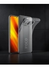Xiaomi Pocophone X3 Kılıf Lüx Şeffaf Silikon
