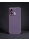 Xiaomi Redmi 12c Kılıf Volet Silikon - Mor