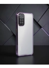 Xiaomi Redmi Note 11 Kılıf Razer Lensli Silikon - Mor